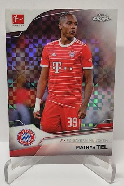 2022-23 Topps Chrome X-Fractor Mathys Tel Bayern 136/250 #80