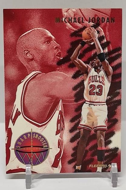 1993-94 Fleer Sharpshooter Michael Jordan Bulls #3 *2