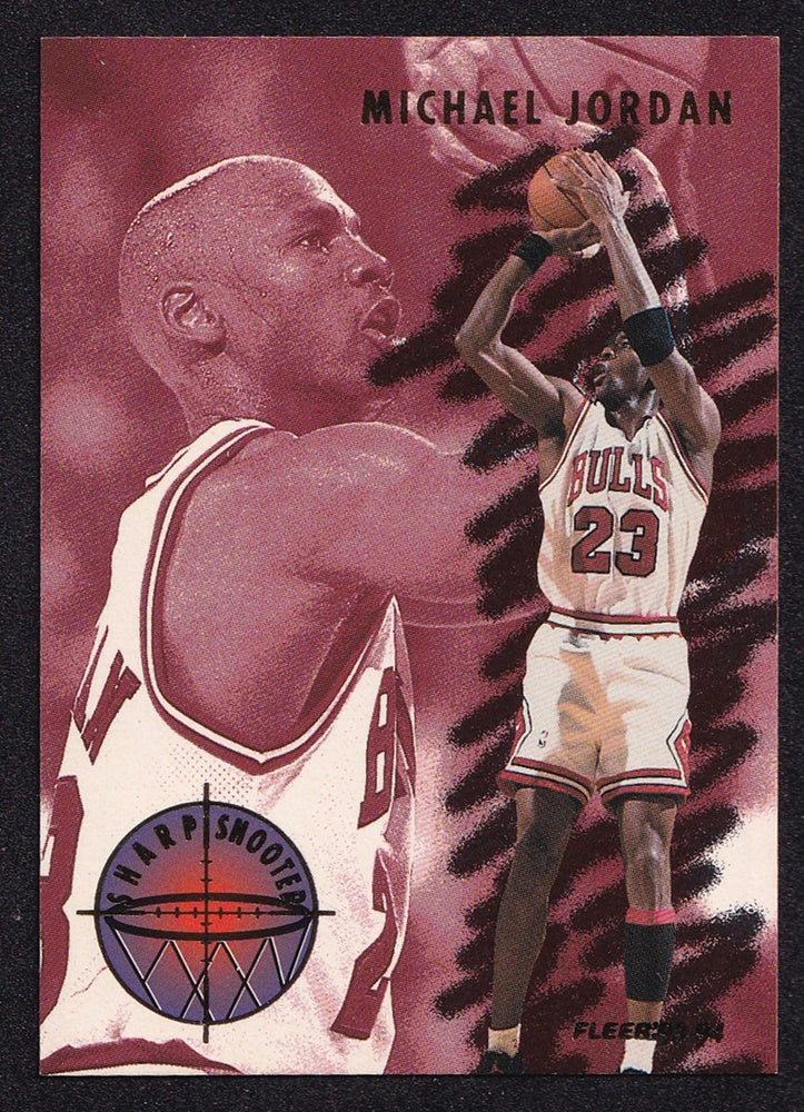 1993-94 Fleer Sharpshooter Michael Jordan Bulls #3 *2