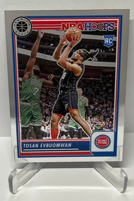 2023-24 Panini Hoops Premium RC Tosan Evbuomwan Pistons #133