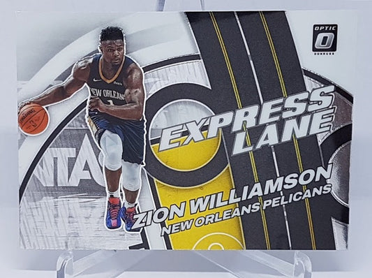 2021-22 Panini Donruss Optic Express Lane Zion Williamson Pelicans #12