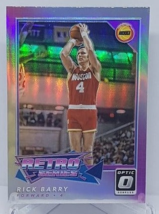 2018 Panini Donruss Optic Prizm Retro Rick Barry Rockets #5