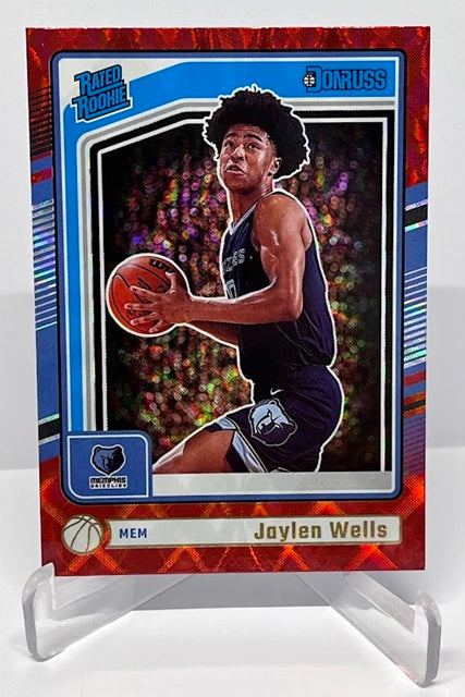 2024-25 Panin Donruss Red Rated Rookie Jaylen Wells Memphis #245 *6