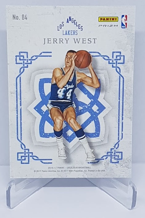 2016-17 Panini Excalibur Prizm Crusade Jerry West Lakers #84