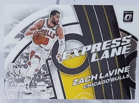 2021-22 Panini Donruss Optic Express Lane Zach LaVine Bulls #22