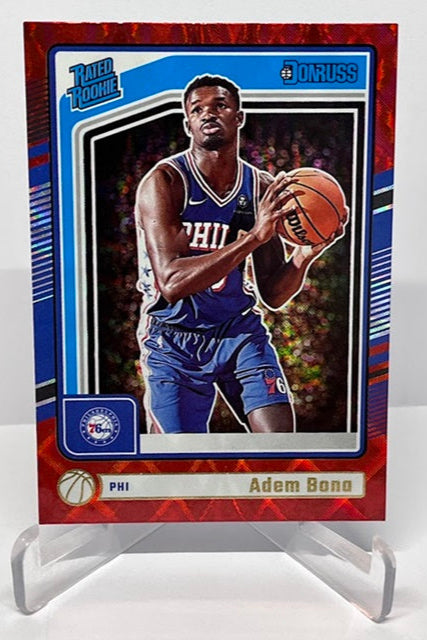 2024-25 Panin Donruss Red Rated Rookie Adem Bona 76ers #205 *6