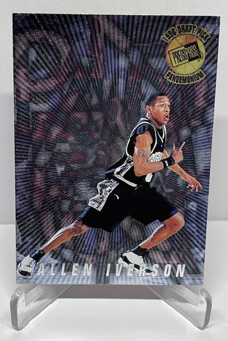 1996 Press Pass Draft Pick Pandemonium RC Allen Iverson #7