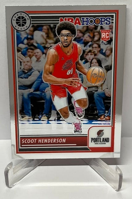 2023-24 Panini Hoops Premium RC Scoot Henderson Portland #137