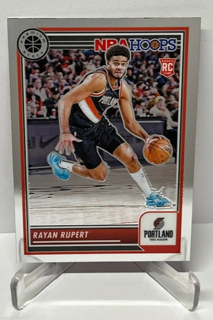 2023-24 Panini Hoops Premium RC Rayan Rupert Portland #155