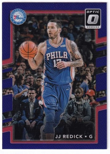 2017-18 Panini Donruss Optic Blue Prizm JJ Redick 76ers #113