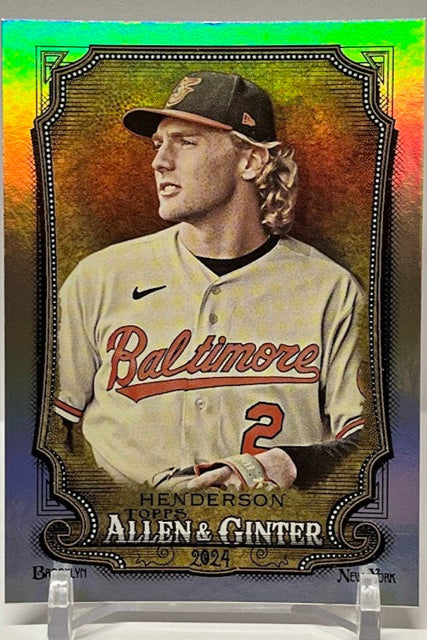 2024 Topps Allen & Ginter Gunnar Henderson Orioles #161