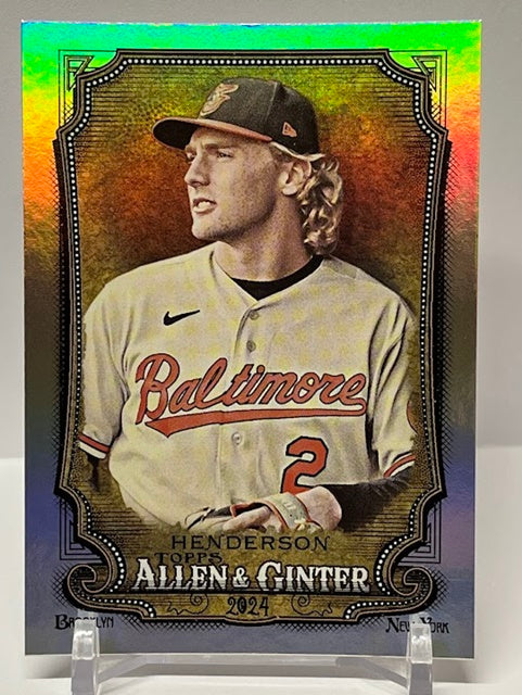 2024 Topps Allen & Ginter Gunnar Henderson Orioles #161