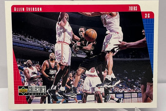 1998 Upper Deck Collectors Choice Allen Iverson 76ers #302