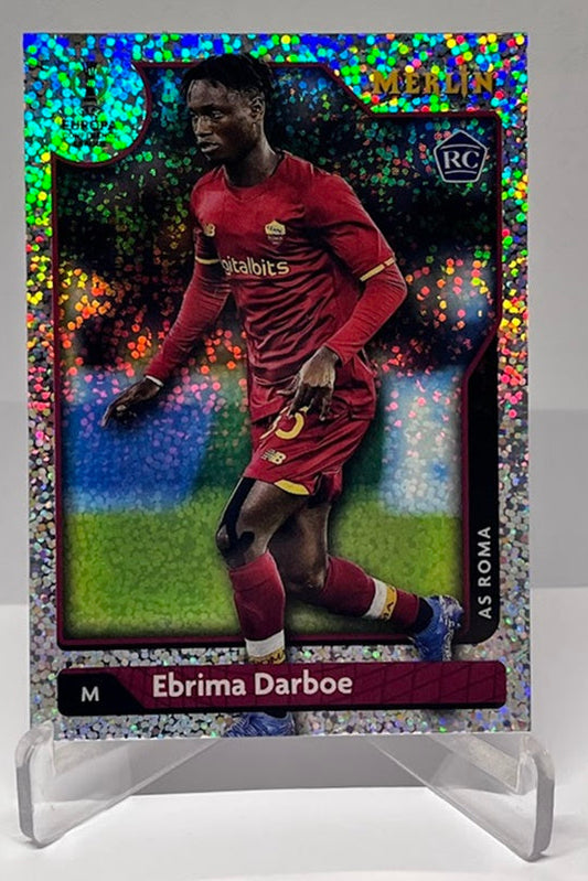 2022 Topps Merlin Speckle RC Ebrima Darboe AS Roma 063/150 #42