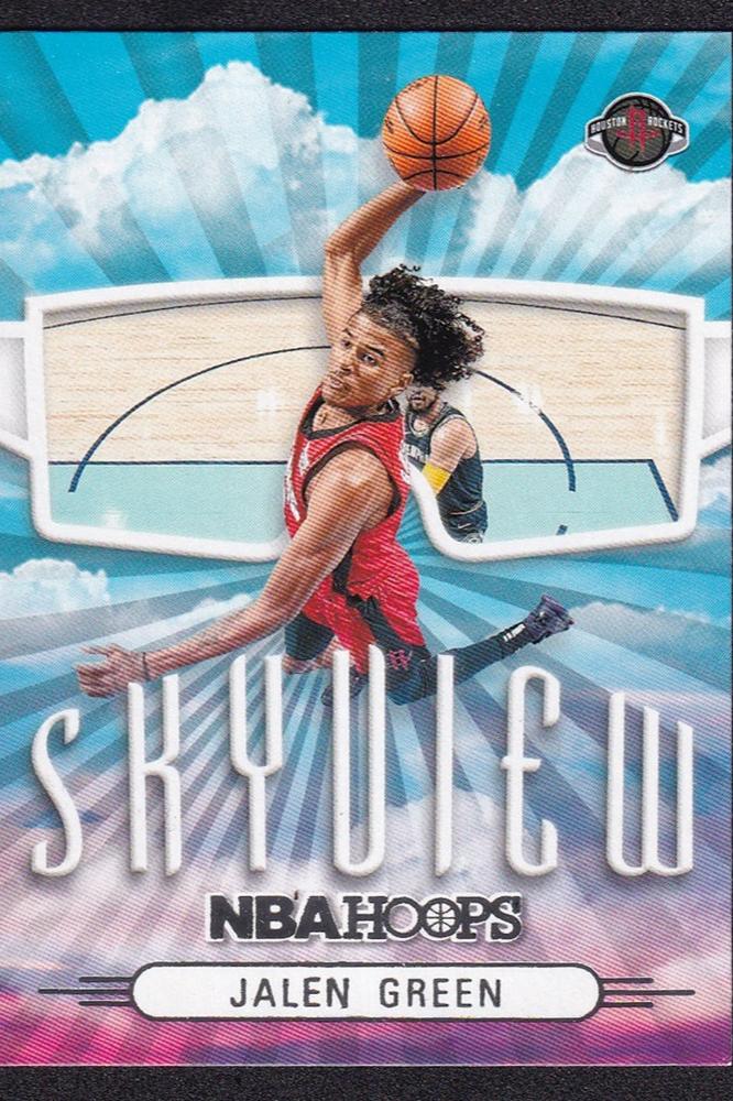 2022-23 Panini Hoops Skyview Jalen Green Houston Rockets #15