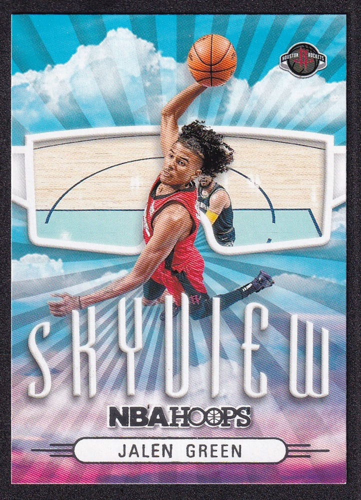 2022-23 Panini Hoops Skyview Jalen Green Houston Rockets #15