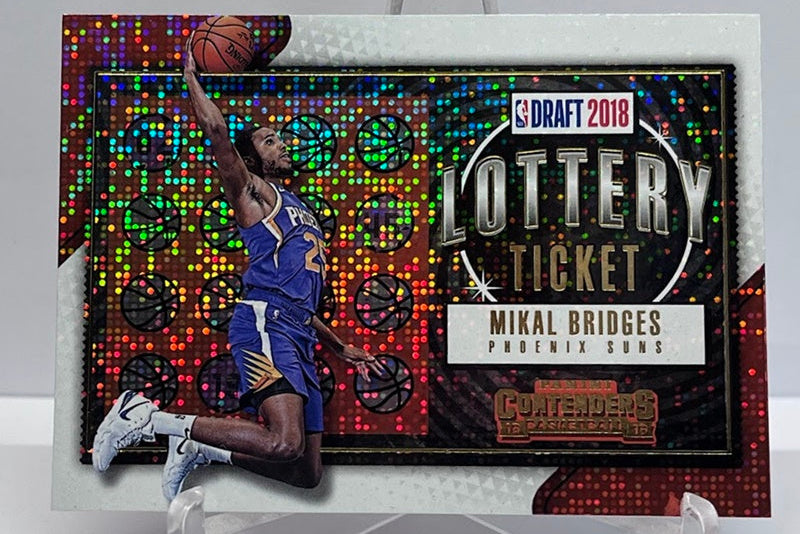 2018-19 Panini Contenders Lottery Ticket Mikal Bridges Phoenix Suns #10