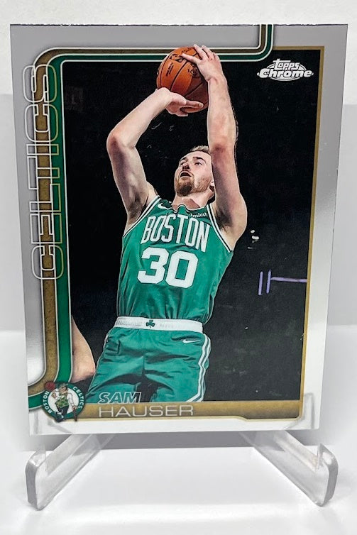 2025-26 Topps Chrome Sam Hauser Boston Celtics #14