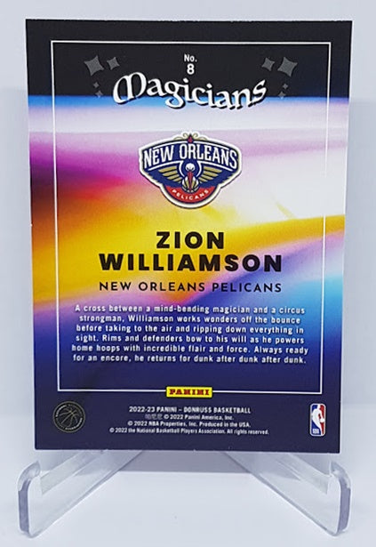 2022-23 Panini Donruss Magicians Zion Williamson Pelicans #8