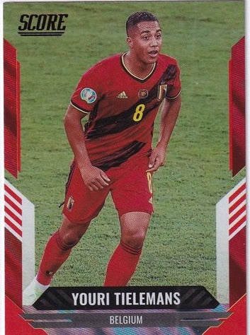 2021-22 Panini Score FIFA Red Lava Youri Tielemans Belgium #17