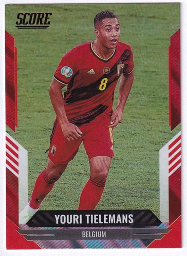 2021-22 Panini Score FIFA Red Lava Youri Tielemans Belgium #17