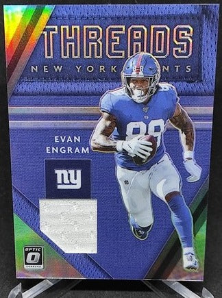 2020 Panini Donruss Optic Threads Prizm Evan Engram NY Giants