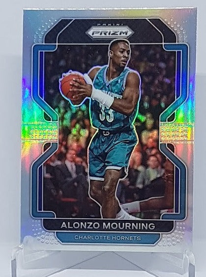 2021-22 Panini Prizm Silver Prizm Alonzo Mourning Charlotte Hornets #270