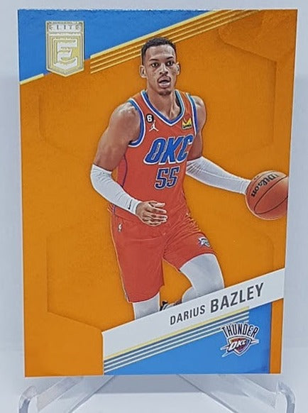 2022-23 Panini Donruss Elite Orange Darius Bazley OKC Thunder #187