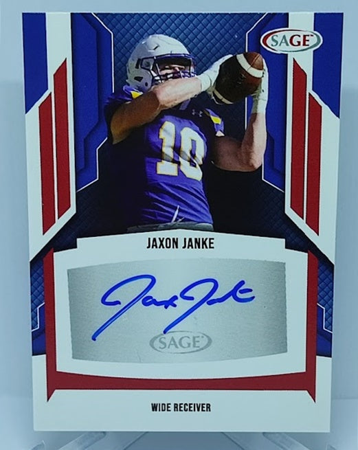 2024 Sage Autograph RC Jaxon Janke South Dakota University *1