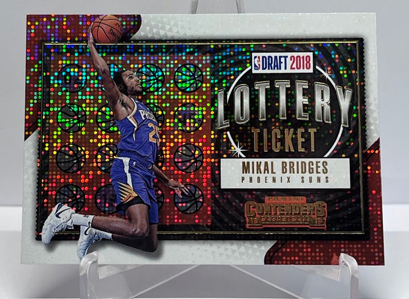 2018-19 Panini Contenders Lottery Ticket Mikal Bridges Phoenix Suns #10