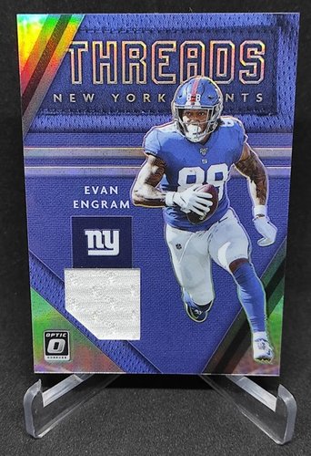 2020 Panini Donruss Optic Threads Prizm Evan Engram NY Giants