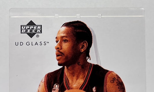 2003 Upper Deck Glass Clear Winners Allen Iverson Philadelphia 76ers