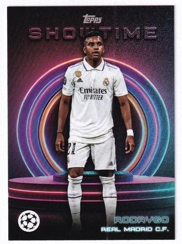 2022-23 Topps Showtime Champions League Rodrygo Real Madrid