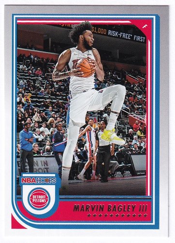 2022-23 Panini Hoops Marvin Bagley Pistons #61