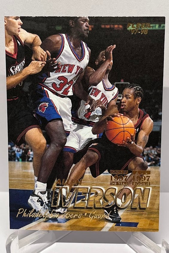 1997-98 Fleer ROY Allen Iverson Philadelphia 76ers #300