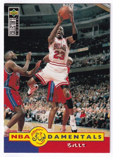 1996 Upper Deck Collectors Choice Michael Jordan #195 B