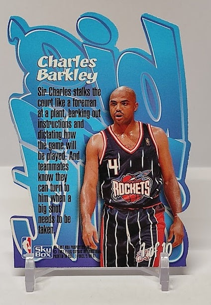 1996-97 Skybox Z-Force Big Man On Court Charles Barkley Rockets #1 *2