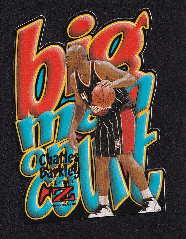 1996-97 Skybox Z-Force Big Man On Court Charles Barkley Rockets #1 *2