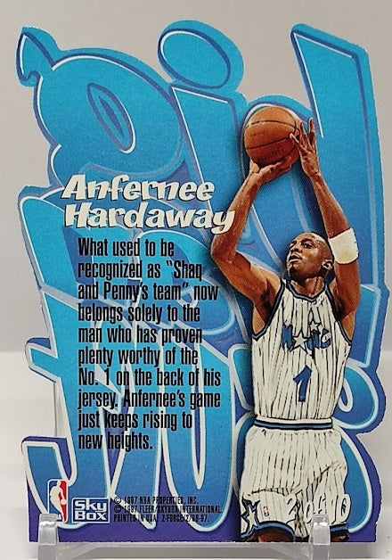 1996-97 Skybox Z-Force Big Man On Court Anfernee Hardaway Magic #2 *2