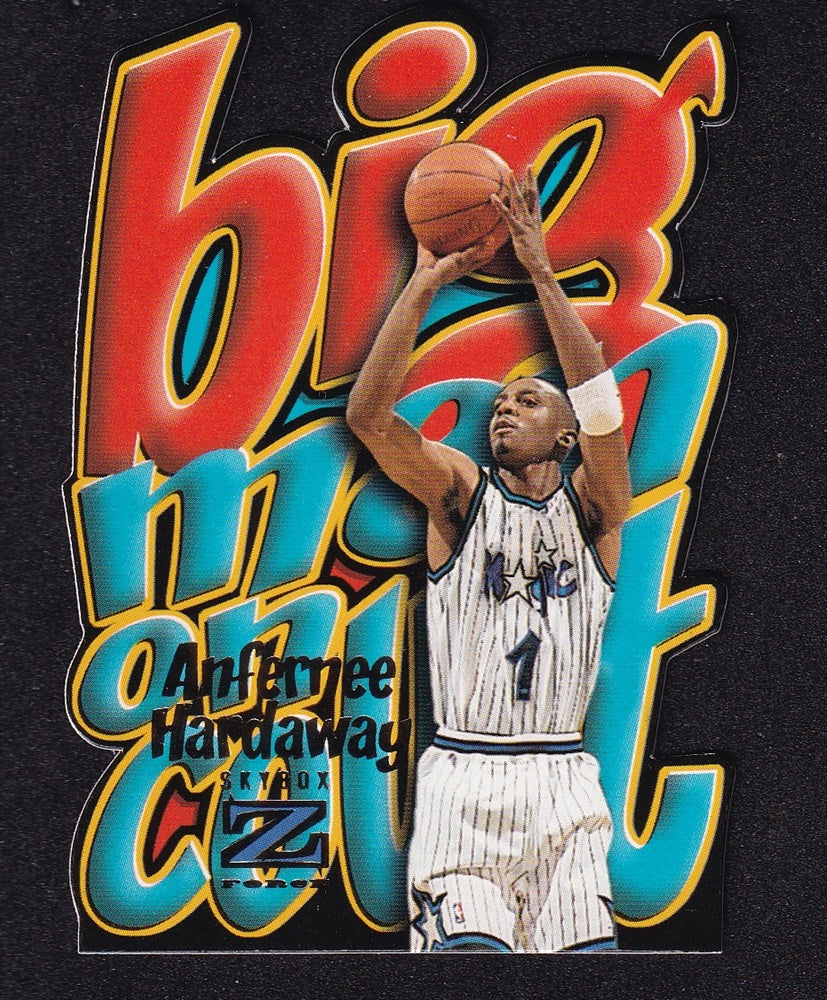 1996-97 Skybox Z-Force Big Man On Court Anfernee Hardaway Magic #2 *2