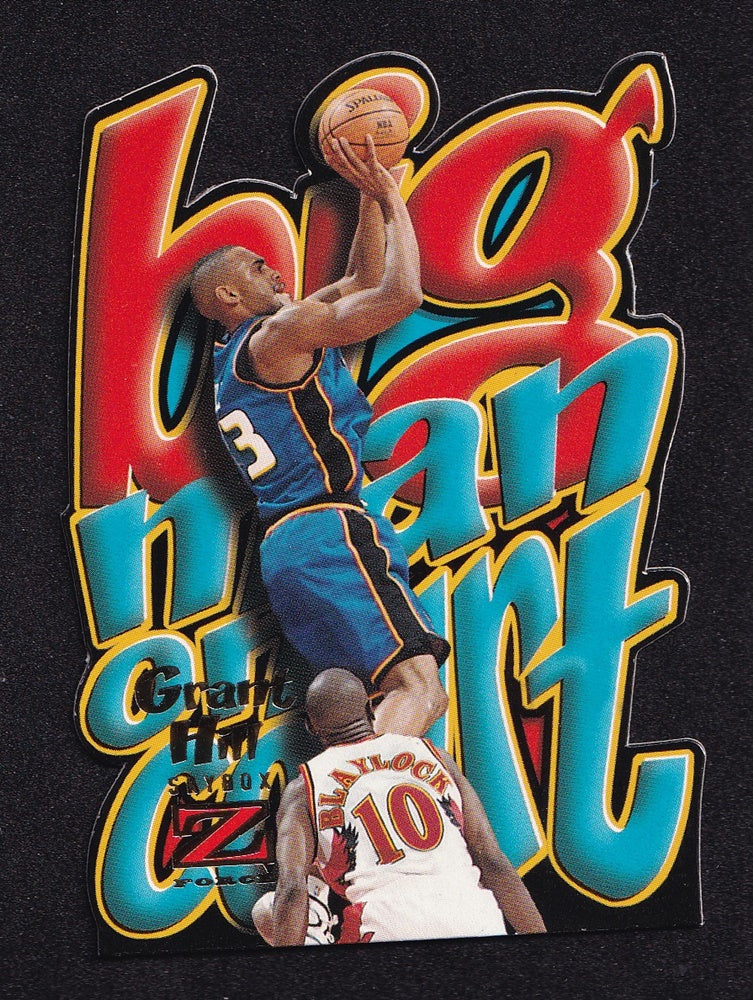 1996-97 Skybox Z-Force Big Man On Court Grant Hill Pistons #3 *2