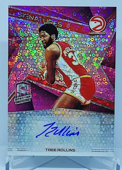 2018-19 Panini Spectra Signatures Tree Rollins Atlanta Hawks #17/25
