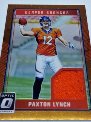 2016 Donruss Optic Memorabilia Paxton Lynch Broncos