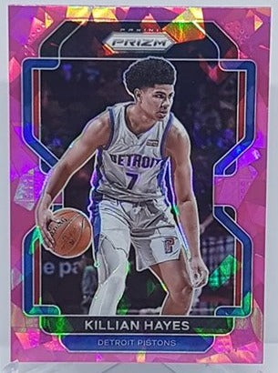 2021-22 Panini Prizm Pink Ice Killian Hayes Pistons #101