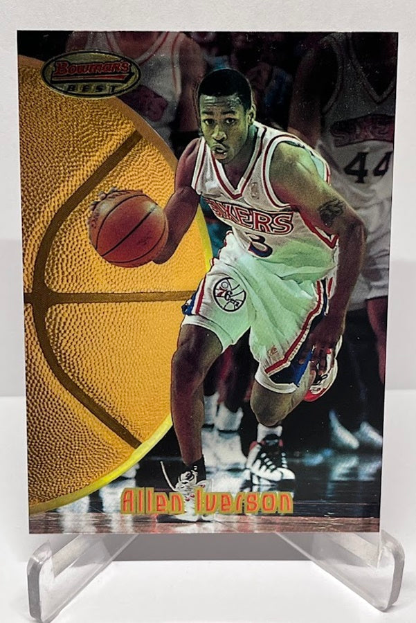 1997 Topps Bowmans Best Allen Iverson Philadelphia 76ers #BBP1