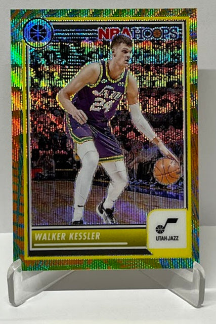 2023-24 Panini Hoops Premium Multi Wave Prizm Walker Kessler Utah #173