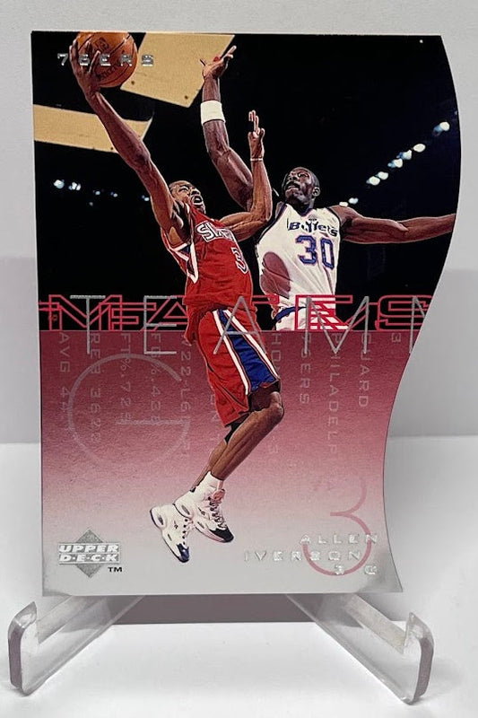 1997 Upper Deck Team Mates Die-Cut Allen Iverson 76ers #T39