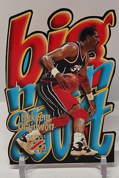 1996-97 Skybox Z-Force Big Man On Court Hakeem Olajuwon Rockets #7 *2