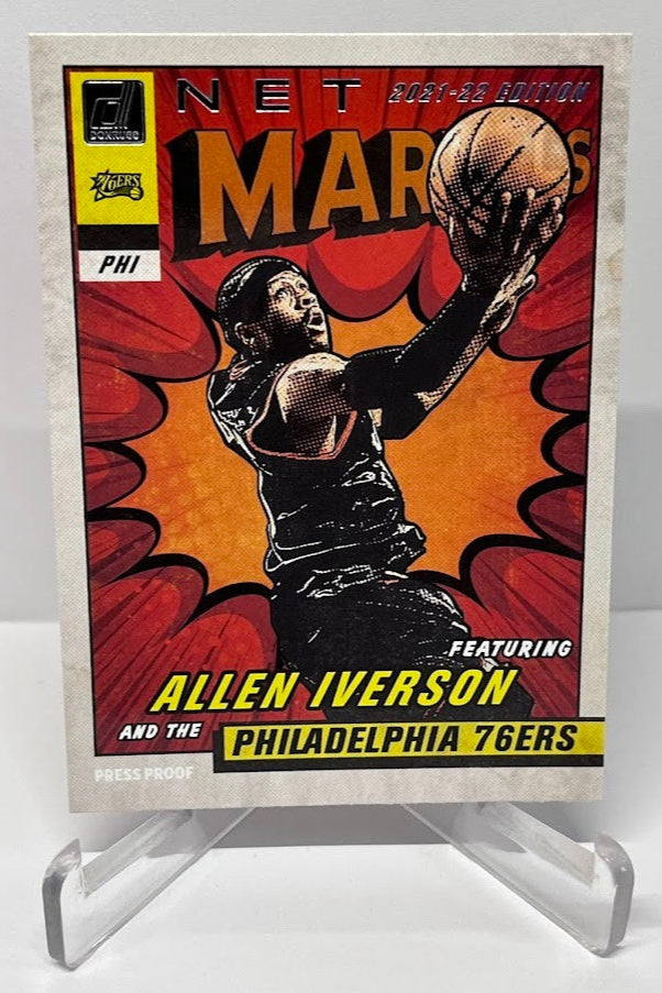 2021-22 Panini Donruss Net Marvels Allen Iverson Philadelphia 76ers #14