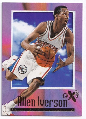 1996-97 Skybox EX2000 RC Allen Iverson 76ers #53
